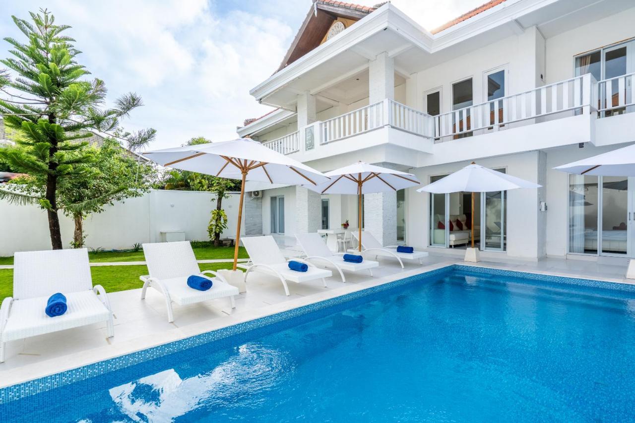Luxury Minimalist Villa White Angel In Seminyak Exterior foto